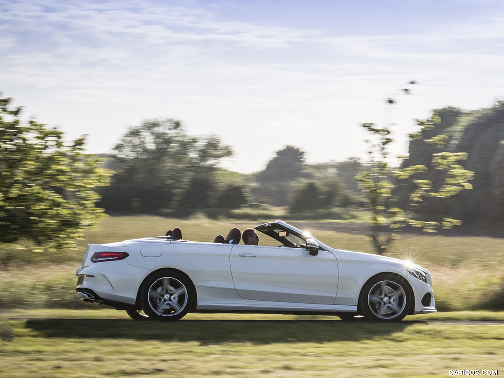 2017 Mercedes-Benz C-Class C220 d Cabriolet (UK-Spec, Diesel) - Side