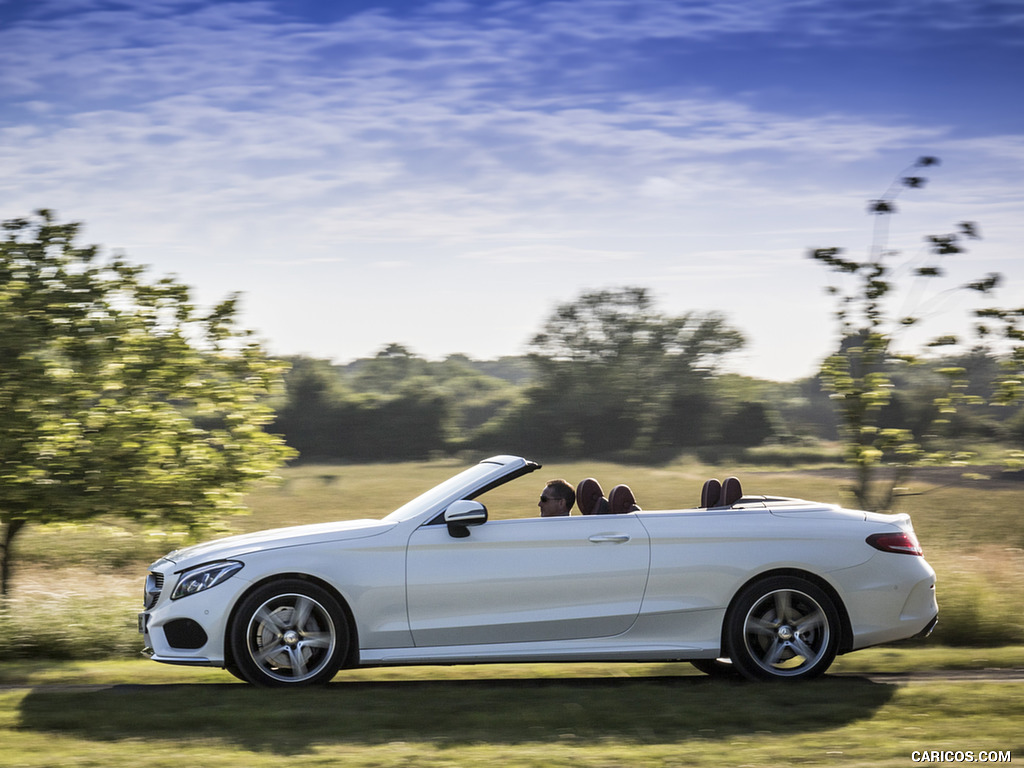 2017 Mercedes-Benz C-Class C220 d Cabriolet (UK-Spec, Diesel) - Side