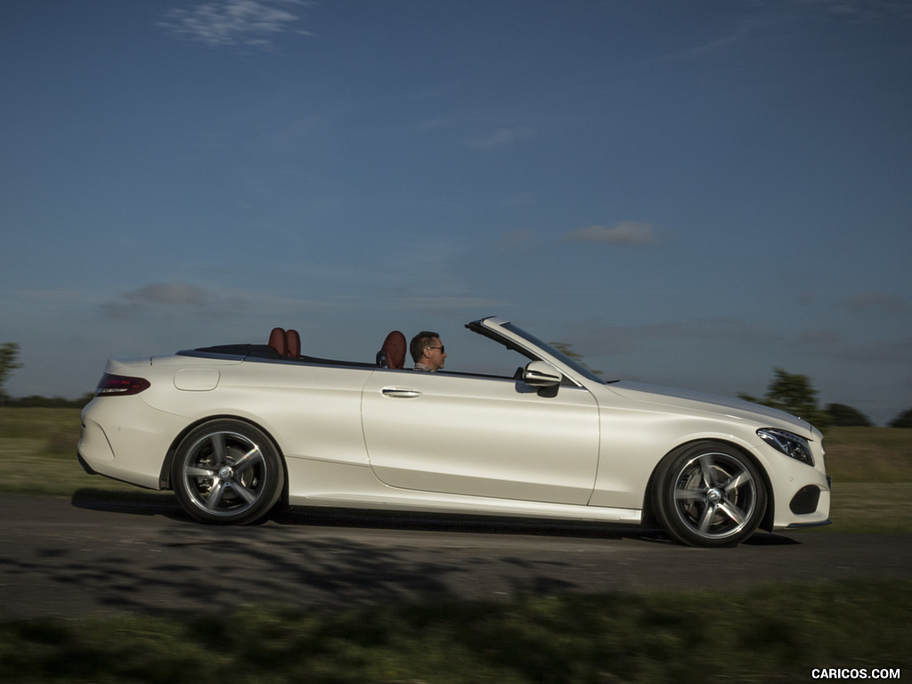 2017 Mercedes-Benz C-Class C220 d Cabriolet (UK-Spec, Diesel) - Side