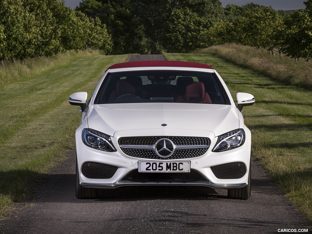 2017 Mercedes-Benz C-Class C220 d Cabriolet (UK-Spec, Diesel) - Top Closed - Front