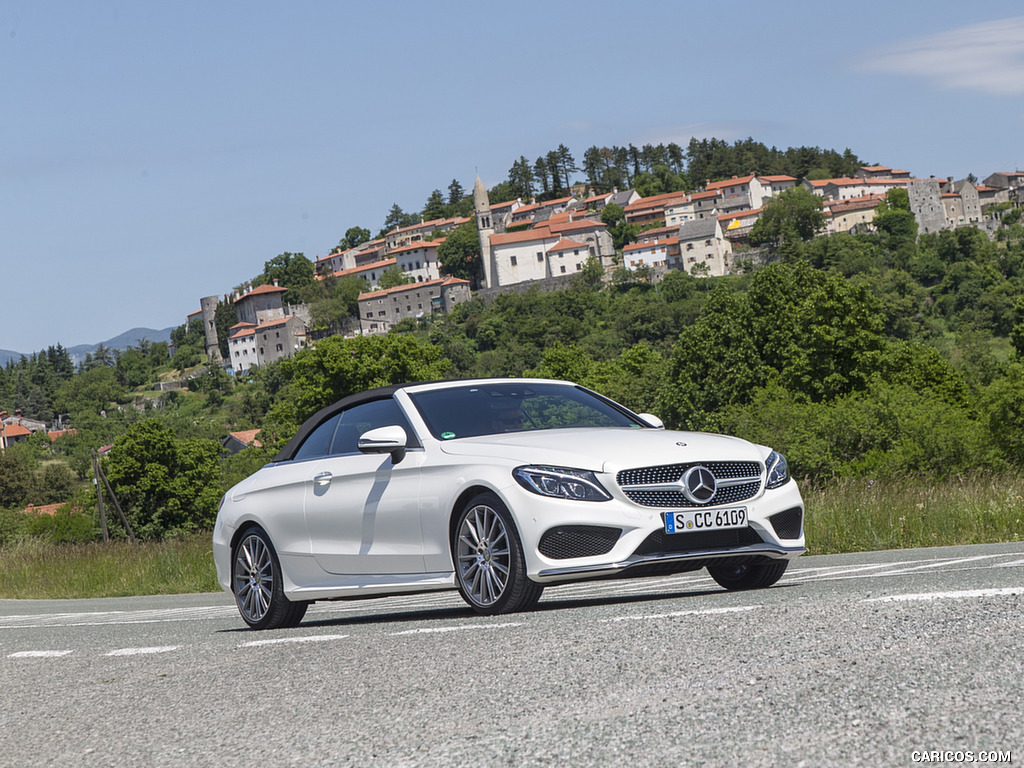 2017 Mercedes-Benz C-Class C300 Cabriolet - Front Three-Quarter