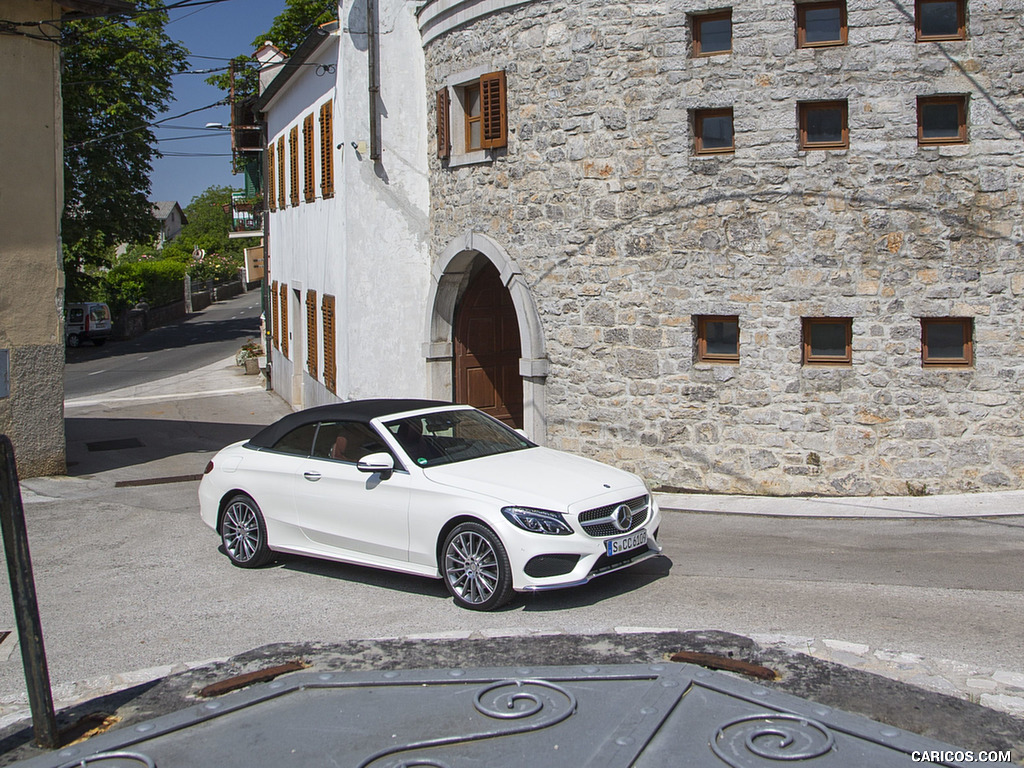 2017 Mercedes-Benz C-Class C300 Cabriolet - Front Three-Quarter