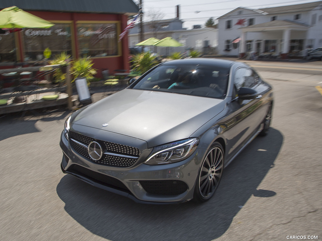 2017 Mercedes-Benz C-Class C300 Coupe 4MATIC (US-Spec) - Front Three-Quarter