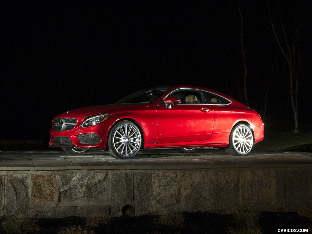 2017 Mercedes-Benz C-Class C300 Coupe 4MATIC (US-Spec) - Side