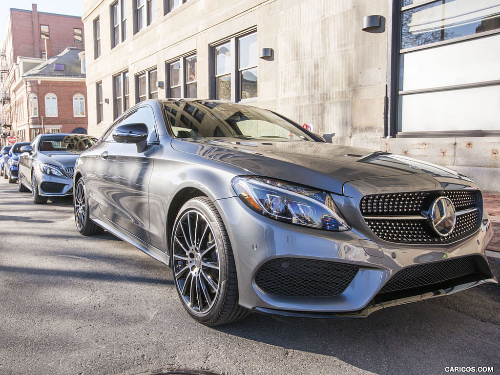 2017 Mercedes-Benz C-Class C300 Coupe 4MATIC (US-Spec) 2017 C300 Coupe - Front Three-Quarter