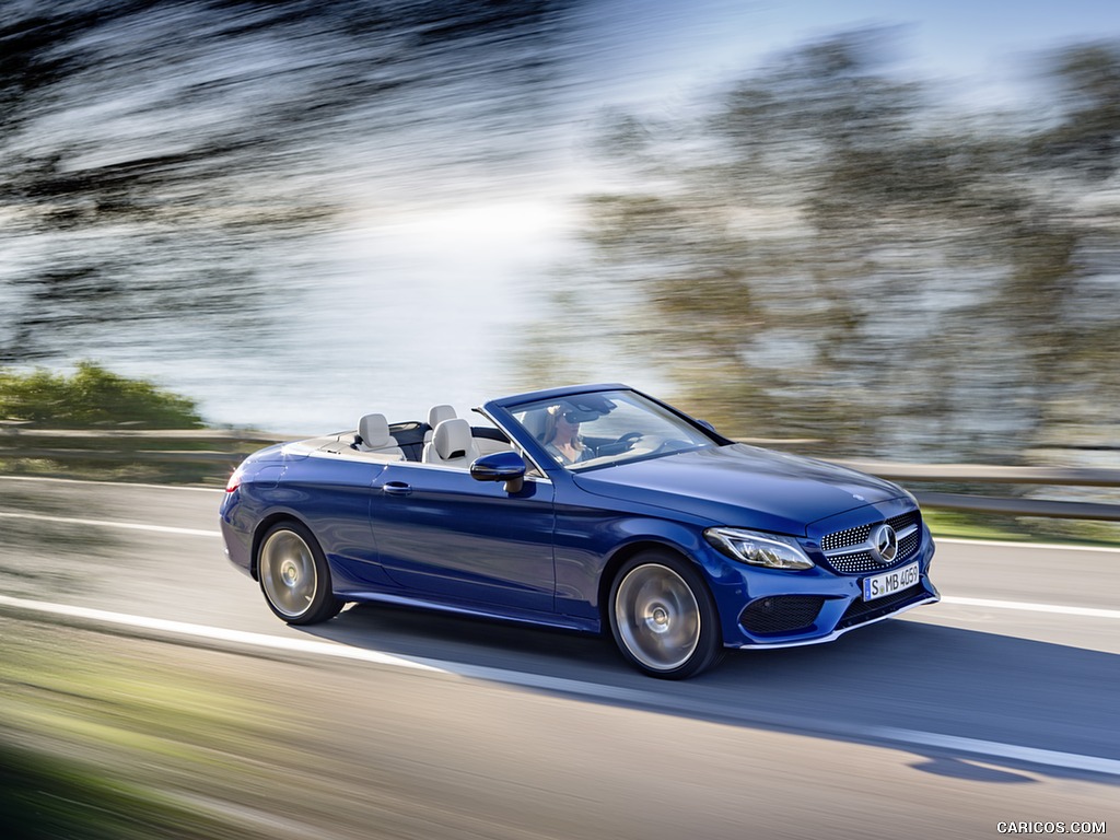 2017 Mercedes-Benz C-Class C400 4MATIC Cabriolet AMG Line (Color: Brilliant Blue) - Front