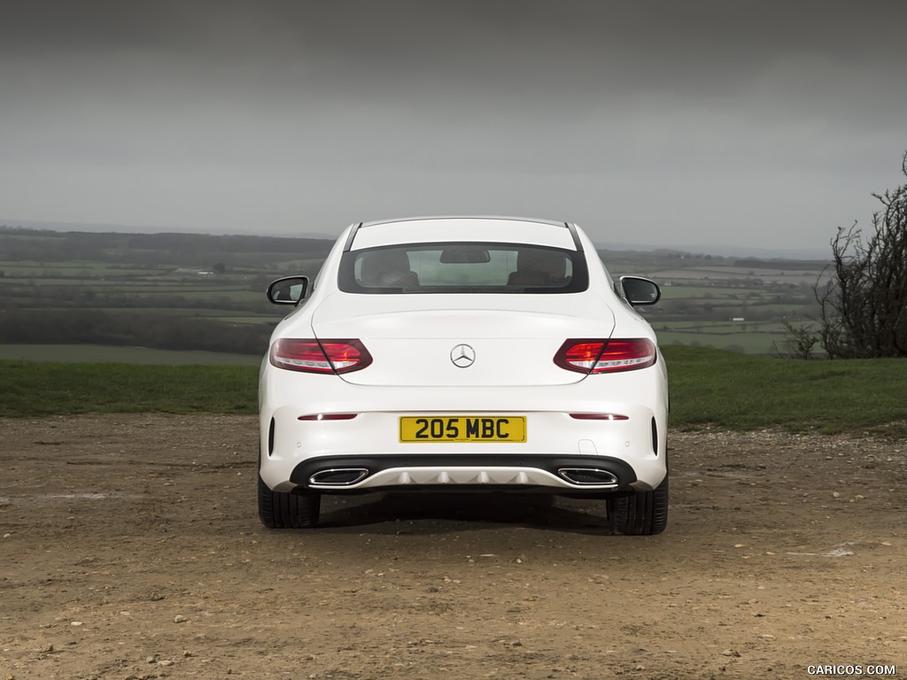 2017 Mercedes-Benz C-Class Coupe (UK-Spec) - Rear