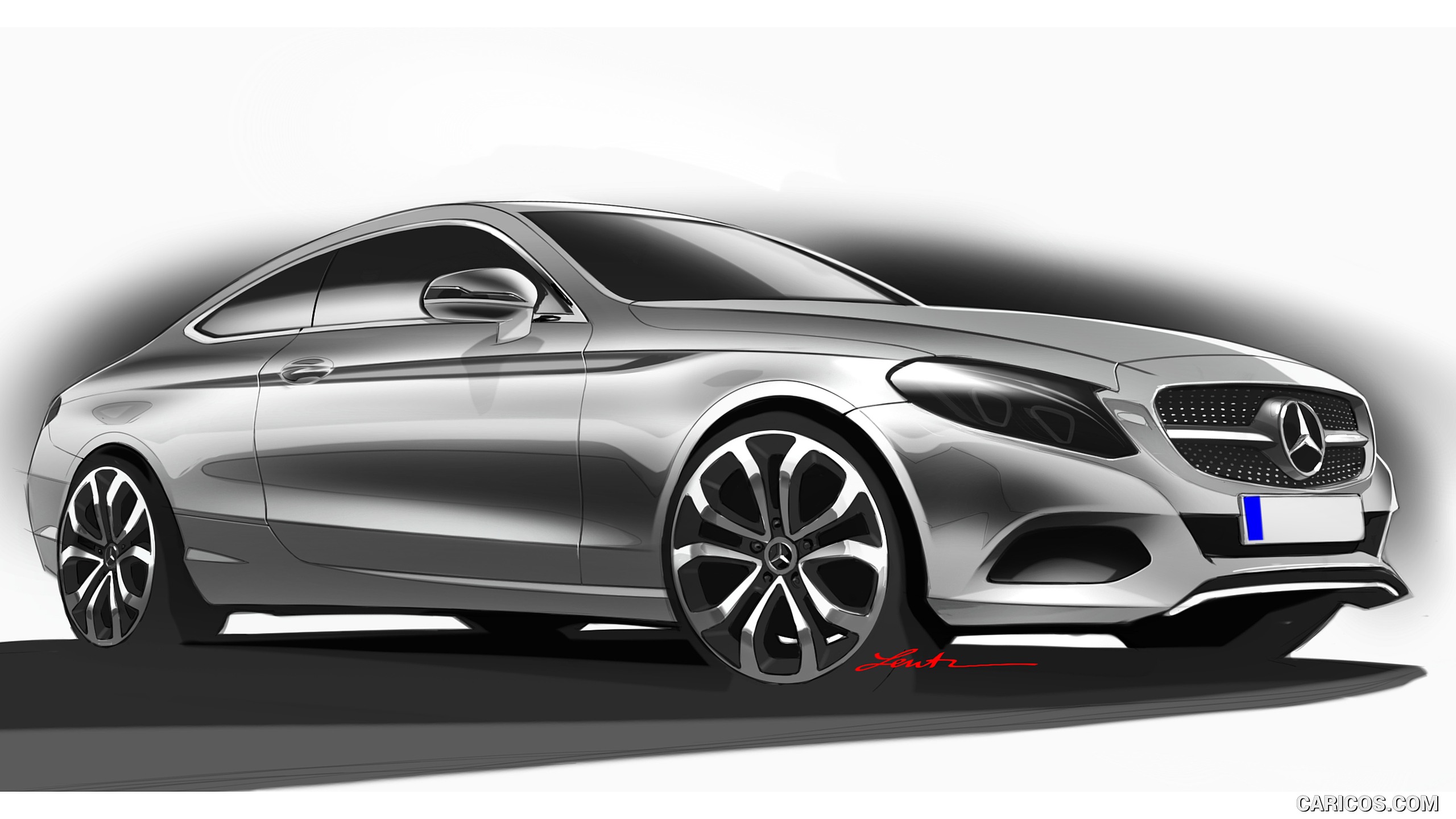 2017 Mercedes-Benz C-Class Coupe - Design Sketch, #79 of 210