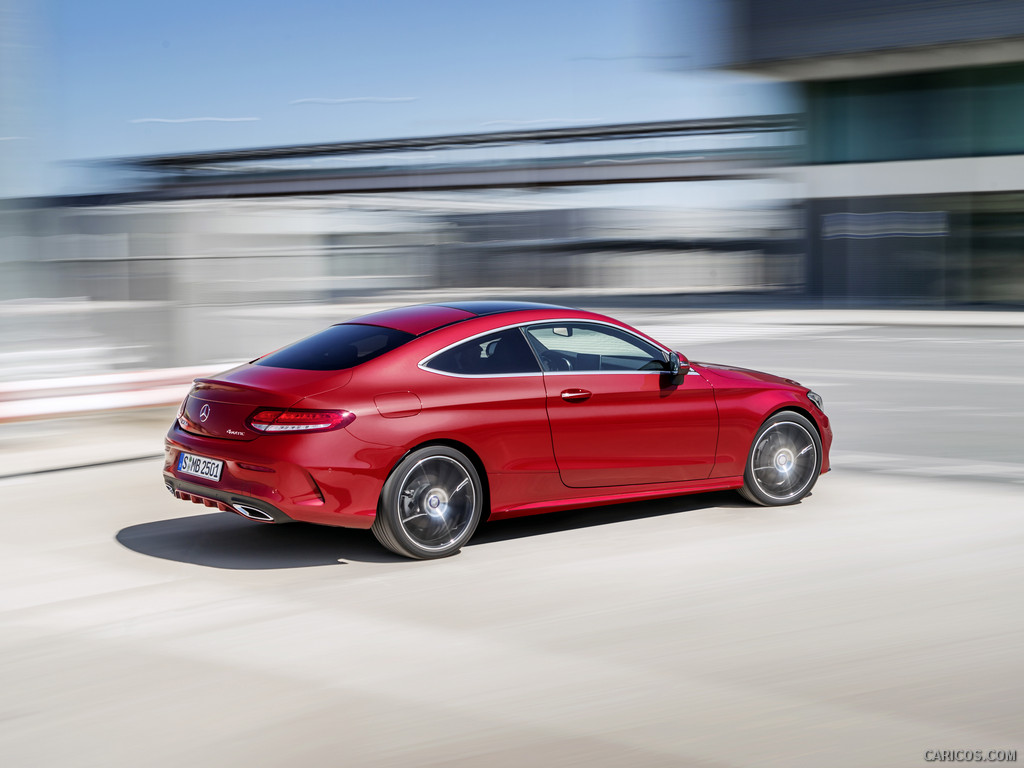 2017 Mercedes-Benz C-Class Coupe C250 d 4MATIC (Hyacinth Red) - 