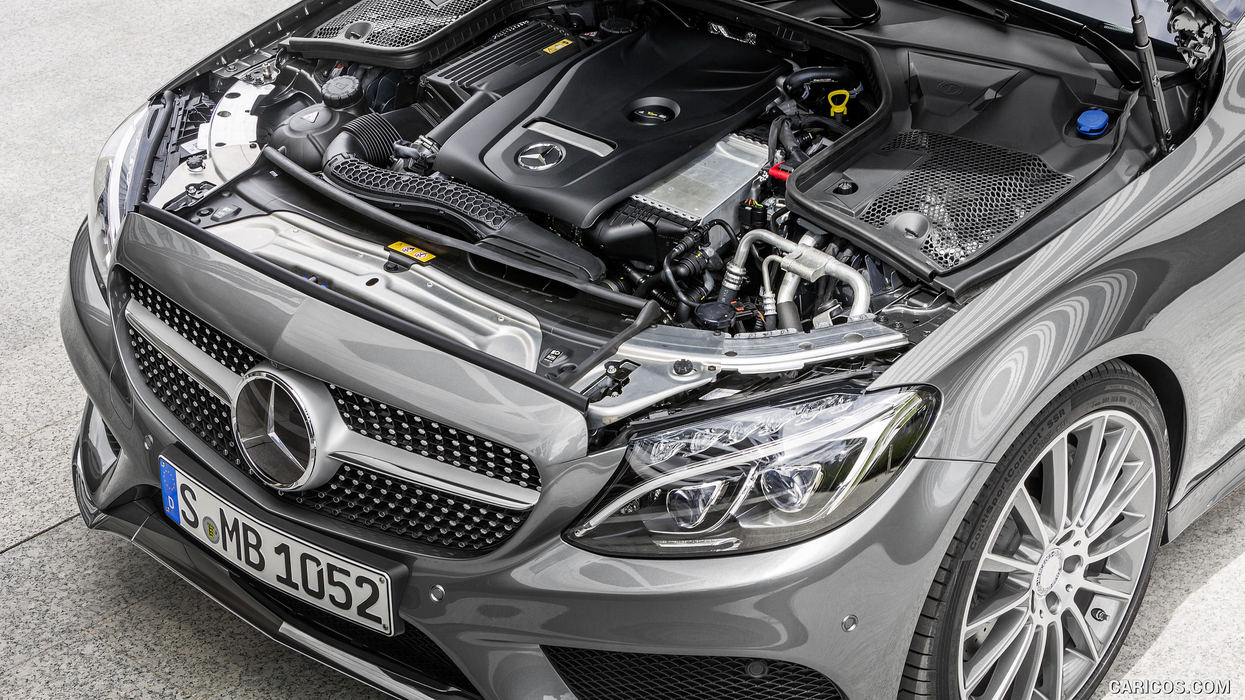 2017 Mercedes-Benz C-Class Coupe C300 (Selenit Grey) - Engine, #49 of 210