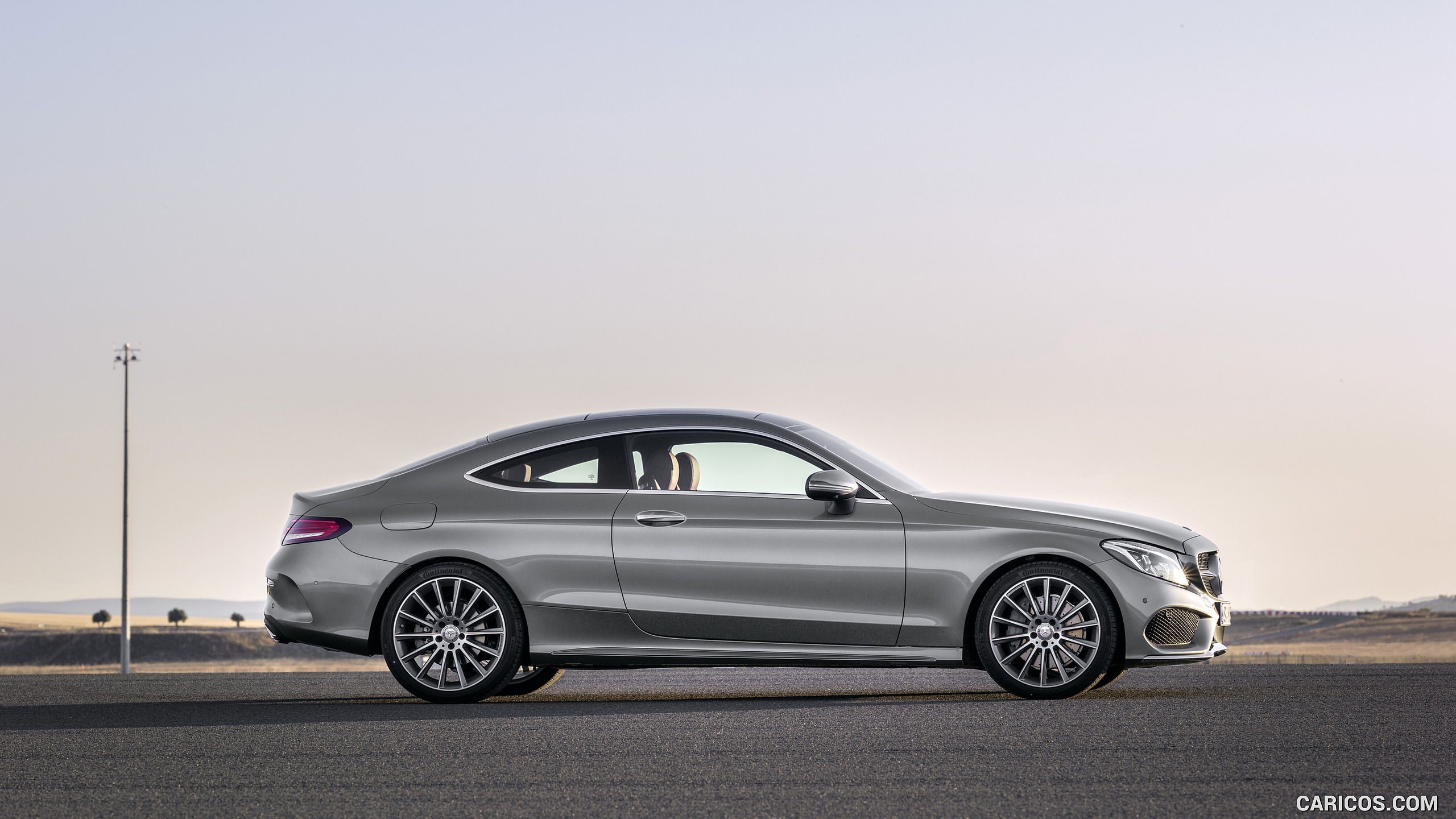 2017 Mercedes-Benz C-Class Coupe C300 (Selenit Grey) - Side, #56 of 210