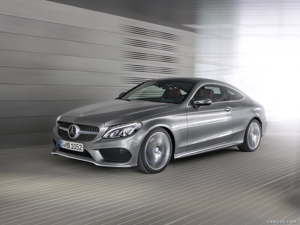 2017 Mercedes-Benz C-Class Coupe C300 (Selenit Grey) - Front