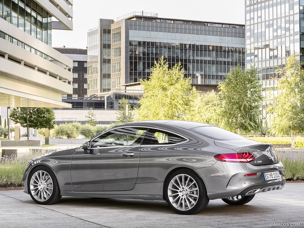 2017 Mercedes-Benz C-Class Coupe C300 (Selenit Grey) - Side