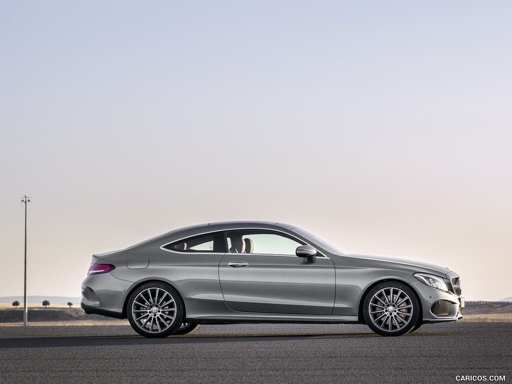 2017 Mercedes-Benz C-Class Coupe C300 (Selenit Grey) - Side