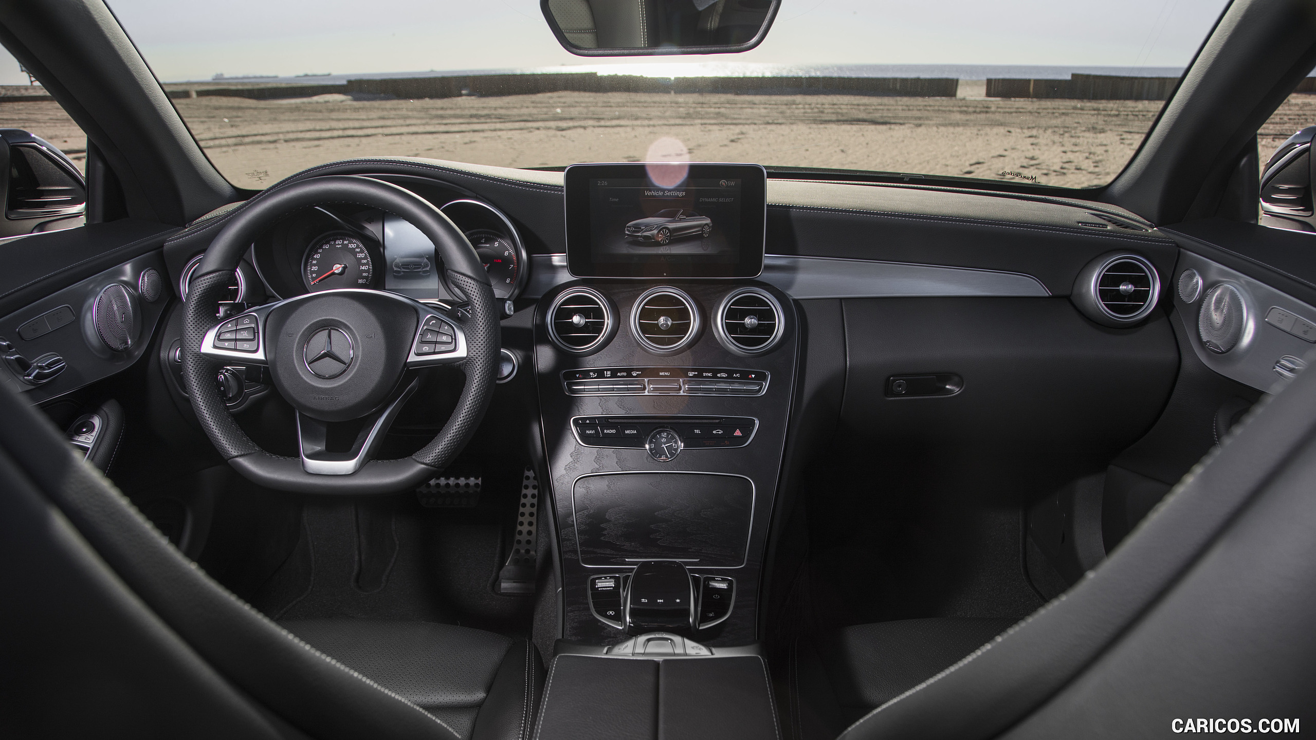 2017 Mercedes-Benz C300 Cabrio (US-Spec) - Interior, Cockpit, #36 of 45