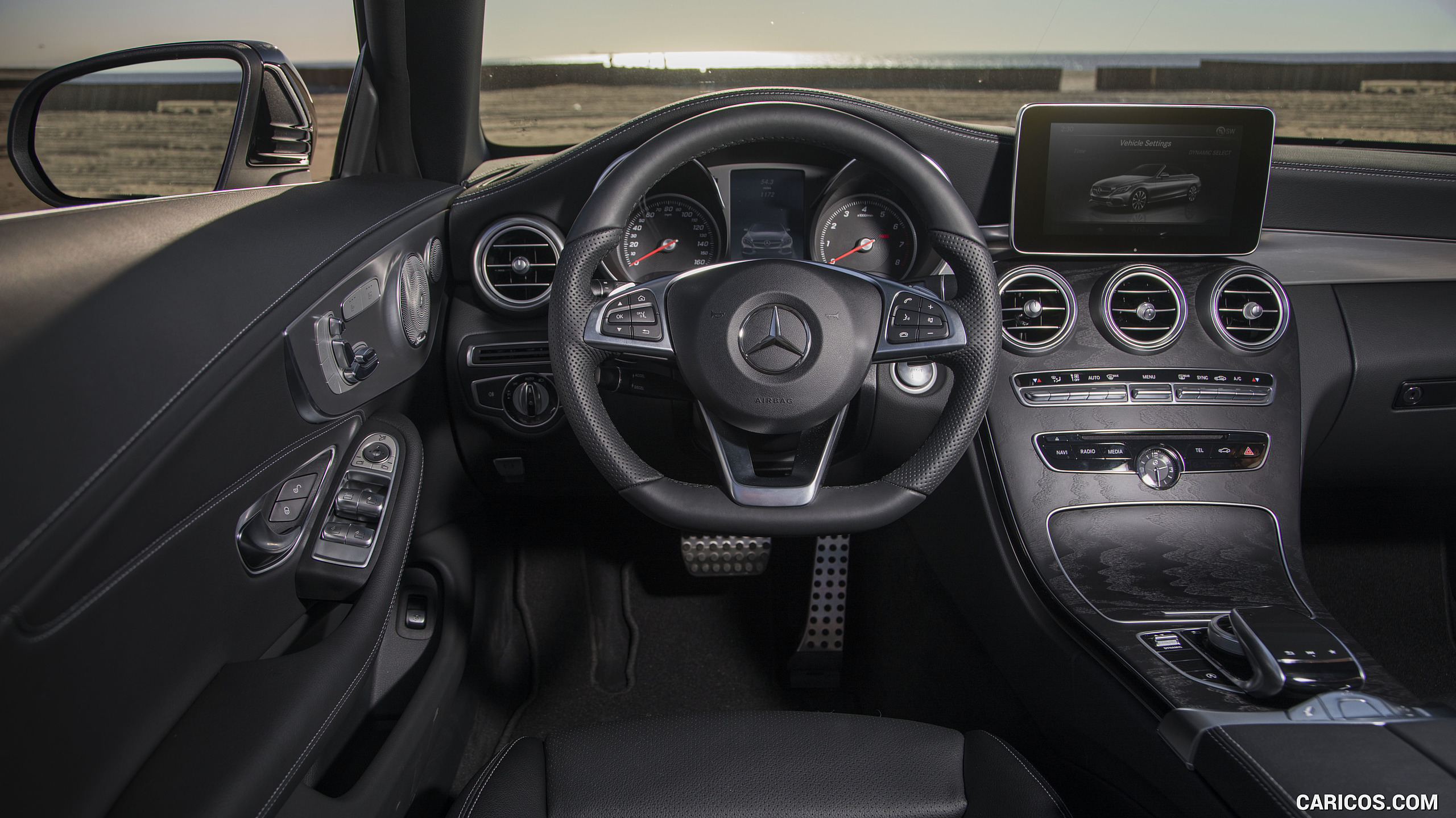 2017 Mercedes-Benz C300 Cabrio (US-Spec) - Interior, Cockpit, #37 of 45