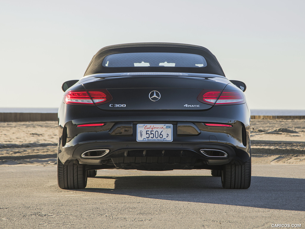 2017 Mercedes-Benz C300 Cabrio (US-Spec) - Rear