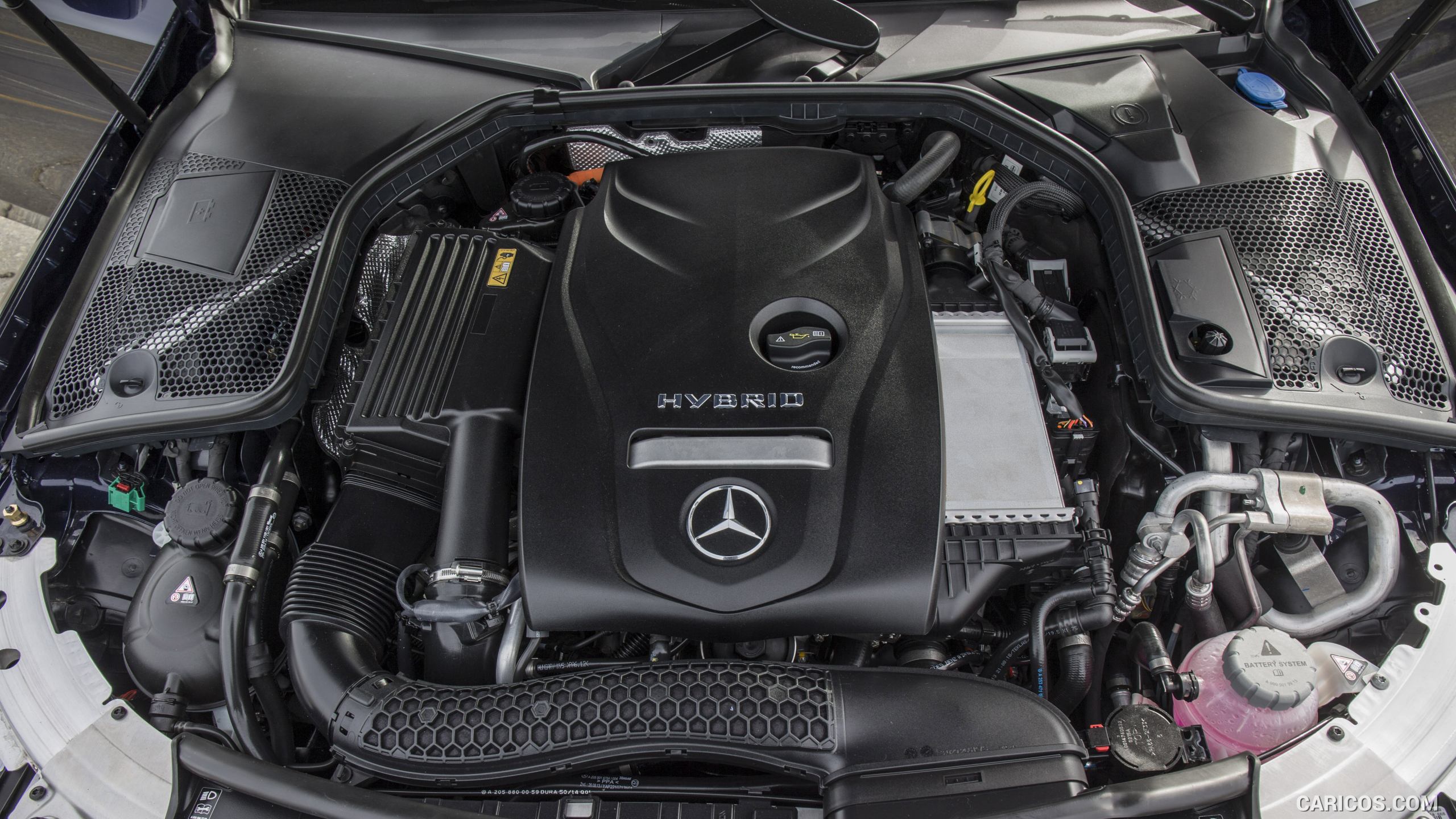 2017 Mercedes-Benz C350e C-Class Plug-in-Hybrid (US-Spec) - Engine, #54 of 62
