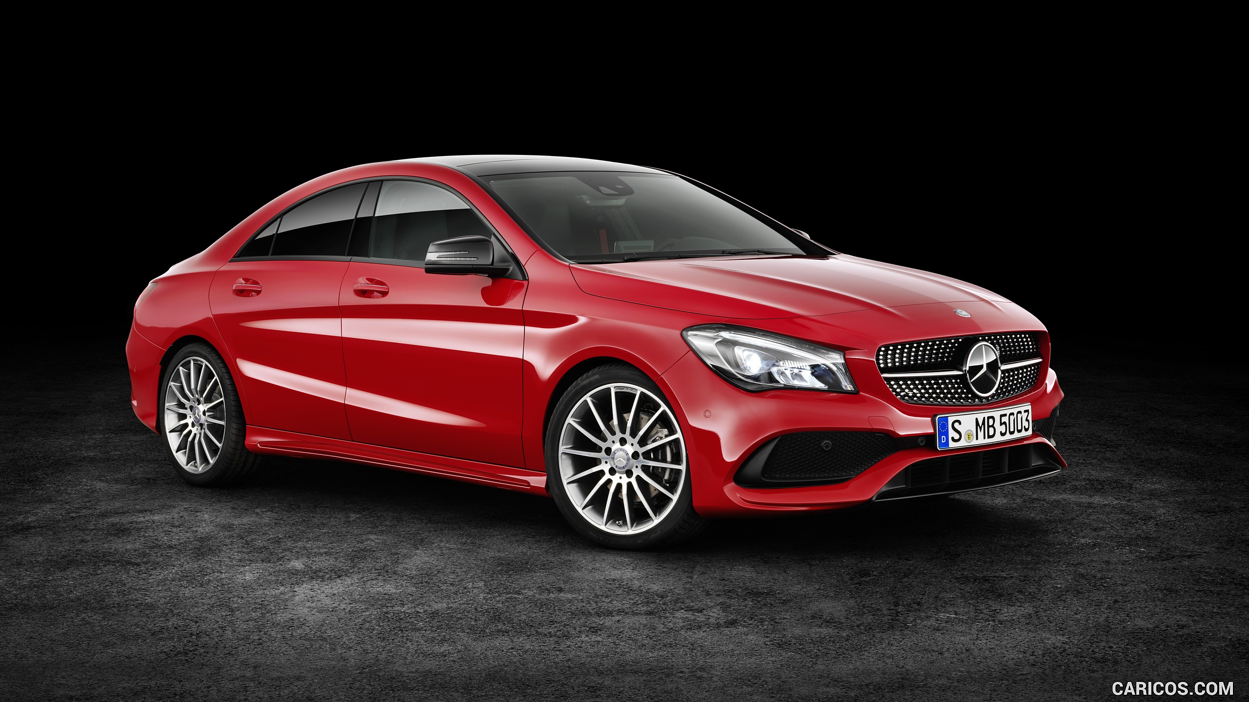 2017 Mercedes-Benz CLA 200 d 4MATIC Coupé (Chassis: C117, Color: Jupiter Red) - Front, #1 of 7