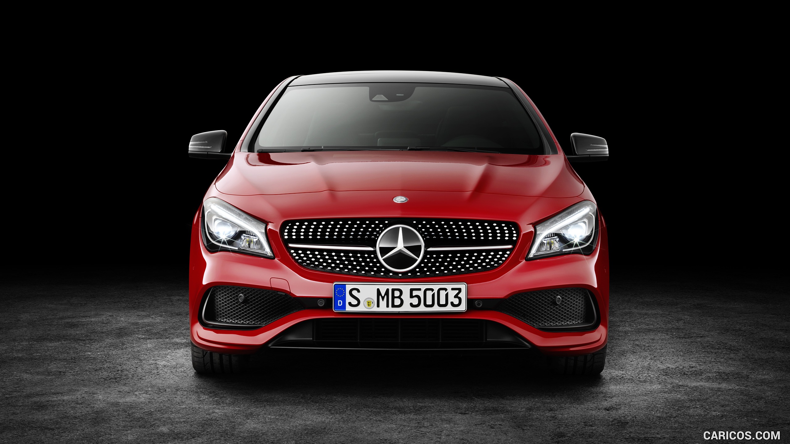 2017 Mercedes-Benz CLA 200 d 4MATIC Coupé (Chassis: C117, Color: Jupiter Red) - Front, #4 of 7