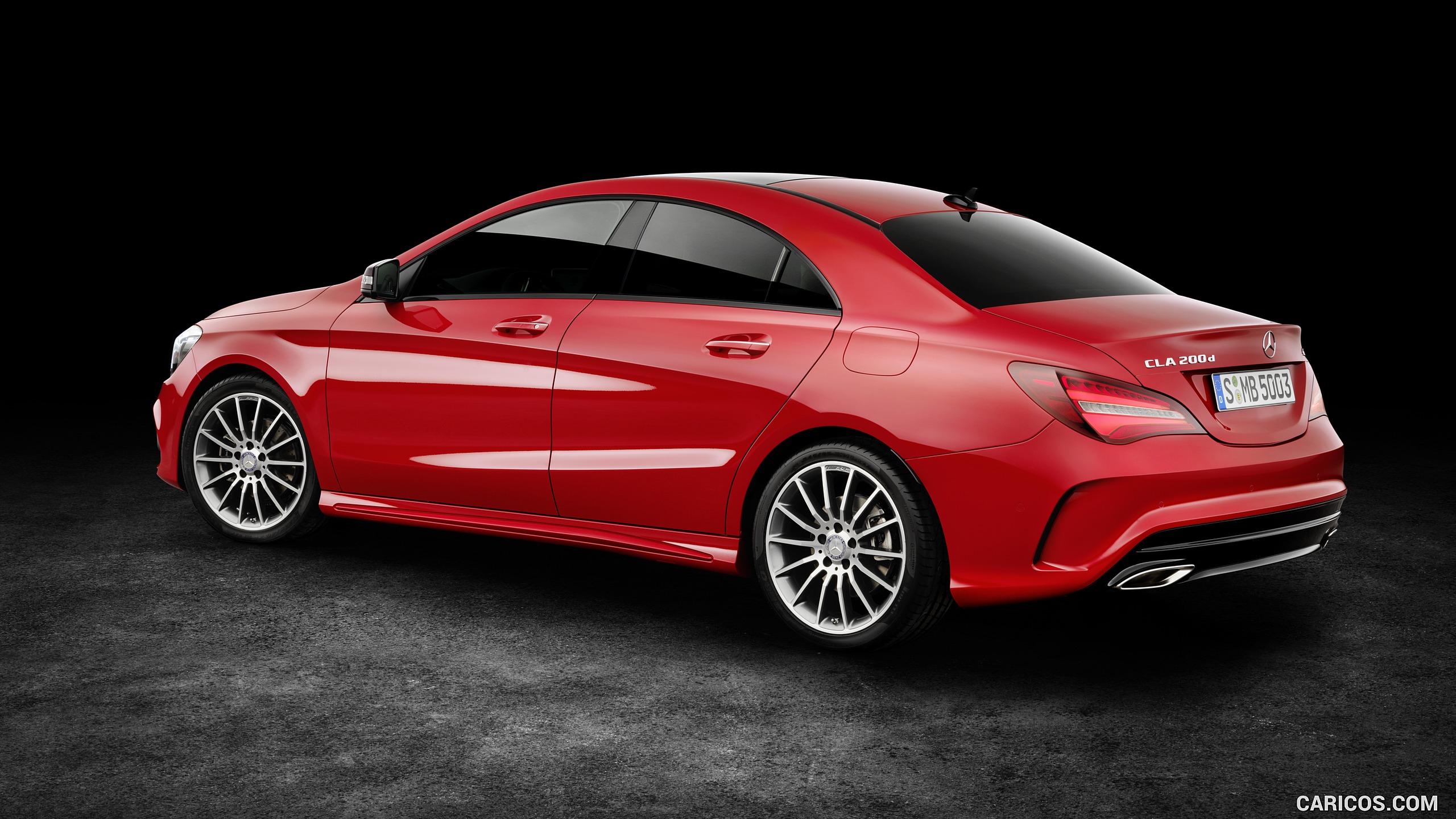 2017 Mercedes-Benz CLA 200 d 4MATIC Coupé (Chassis: C117, Color: Jupiter Red) - Rear, #2 of 7