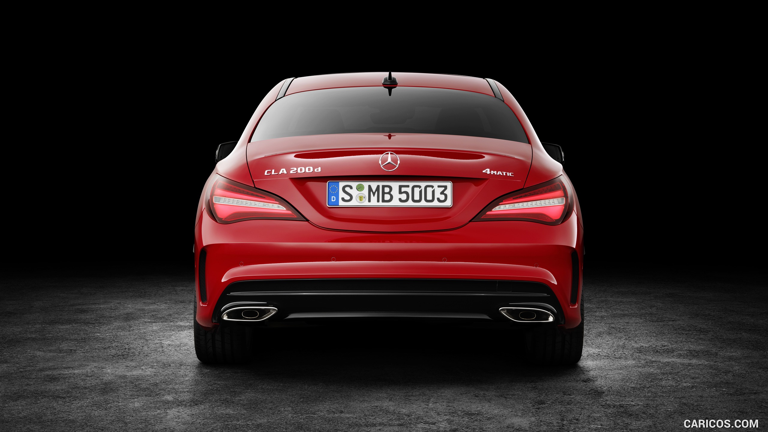 2017 Mercedes-Benz CLA 200 d 4MATIC Coupé (Chassis: C117, Color: Jupiter Red) - Rear, #5 of 7