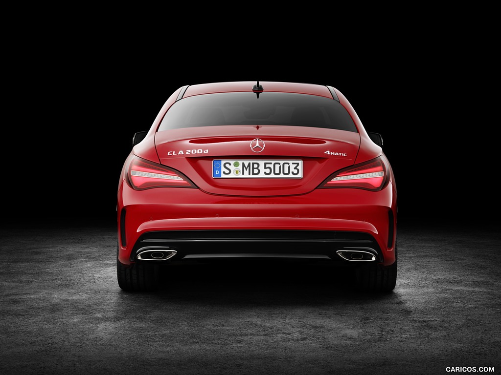 2017 Mercedes-Benz CLA 200 d 4MATIC Coupé (Chassis: C117, Color: Jupiter Red) - Rear