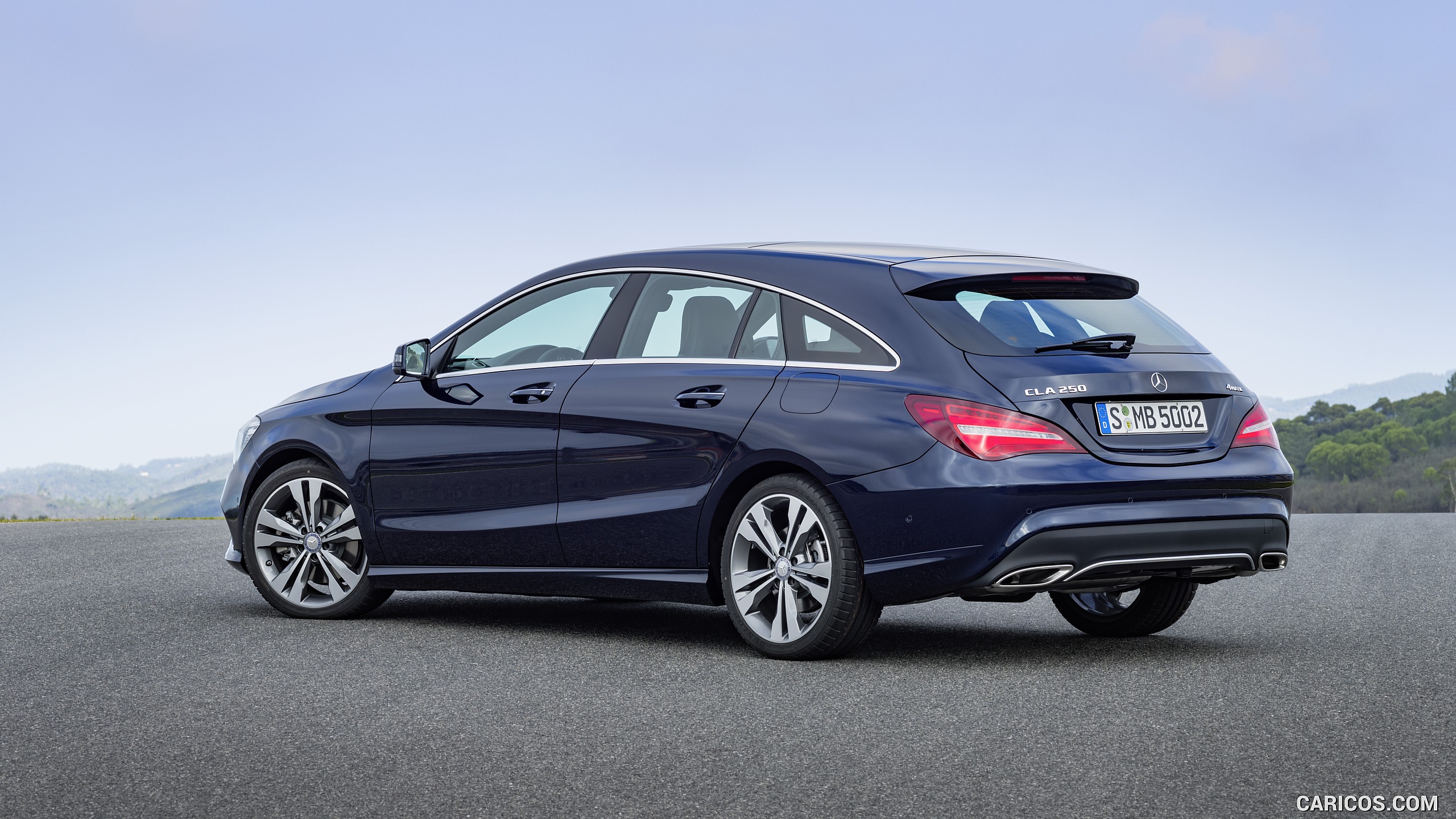 2017 Mercedes-Benz CLA 250 4MATIC Shooting Brake (Chassis: X117, Color: Canvasite blue) - Rear, #14 of 19