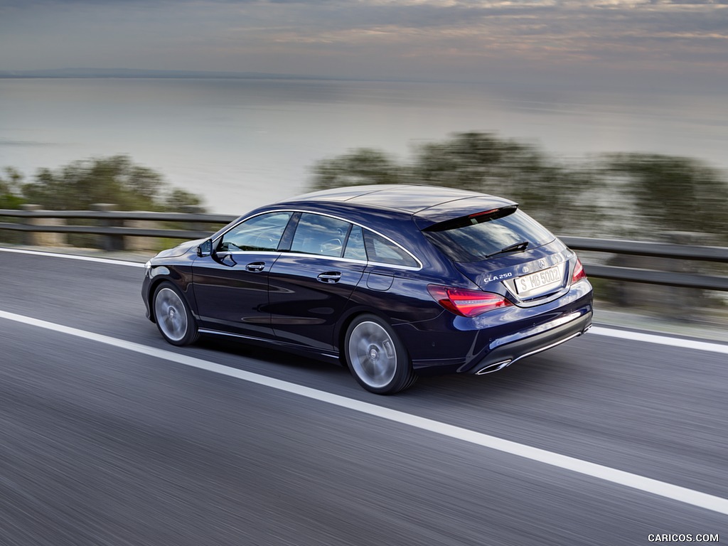 2017 Mercedes-Benz CLA 250 4MATIC Shooting Brake (Chassis: X117, Color: Canvasite blue) - Rear