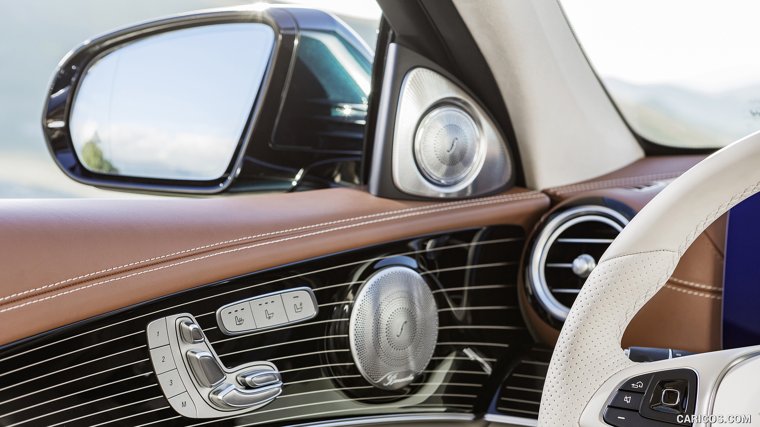 2017 Mercedes-Benz E-Class E 350 e EXCLUSIVE - Leather Saddle Brown/Macciato Interior, Detail, #34 of 106