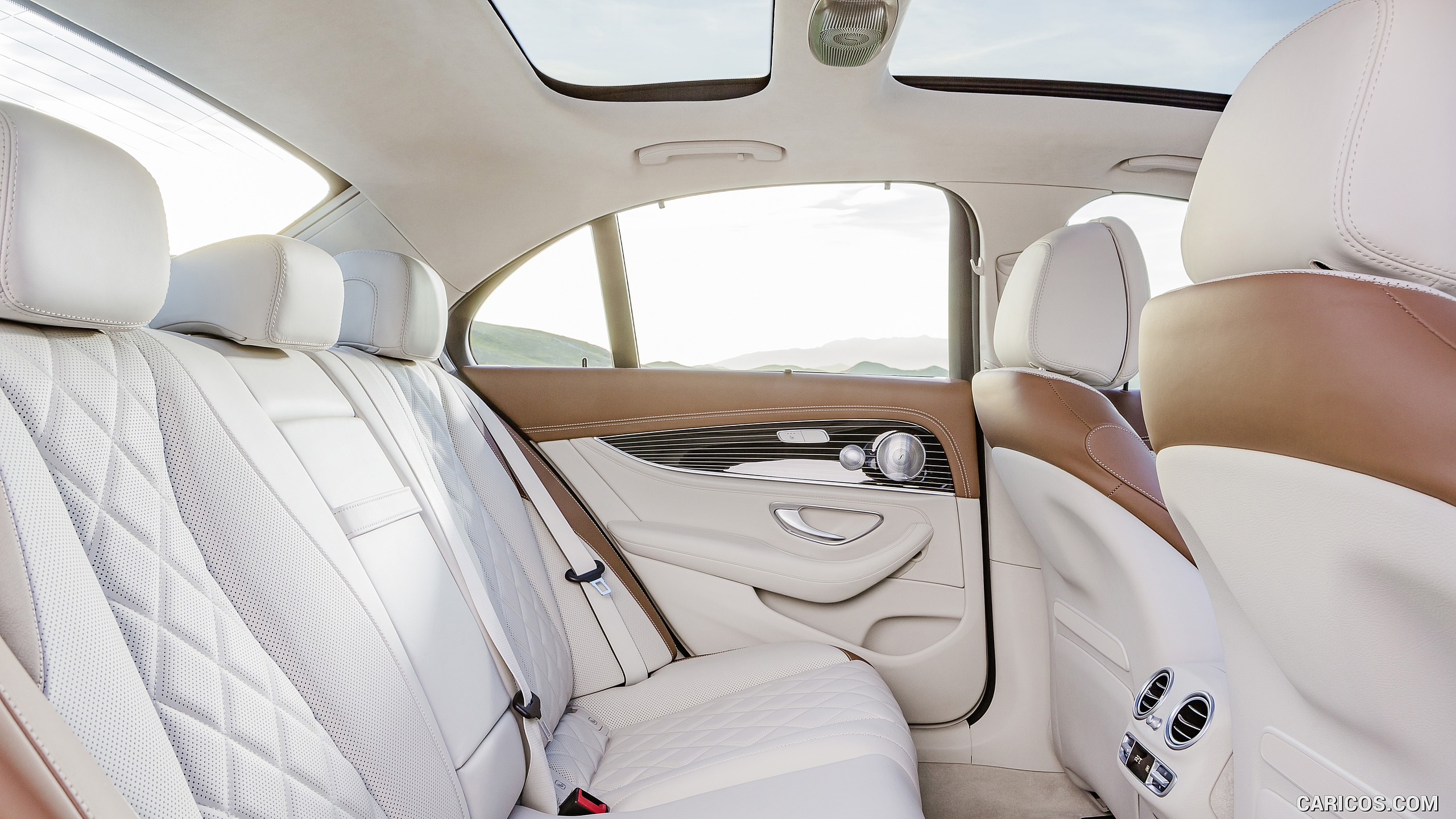2017 Mercedes-Benz E-Class E 350 e EXCLUSIVE - Leather Saddle Brown/Macciato Interior, Rear Seats, #35 of 106