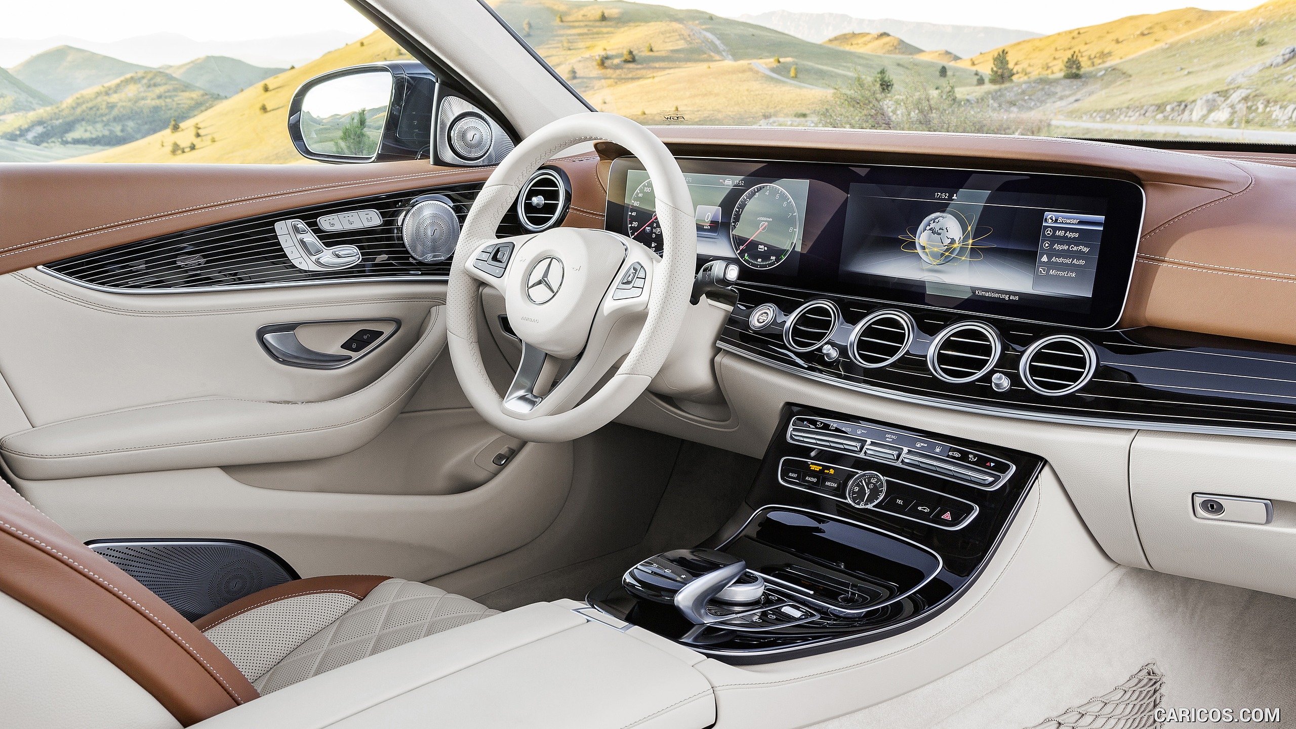 2017 Mercedes-Benz E-Class E 350 e EXCLUSIVE - Leather Saddle Brown/Macciato Interior, #32 of 106