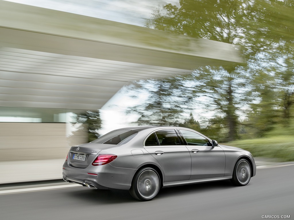 2017 Mercedes-Benz E-Class E 400 4MATIC AMG Line (Color: Selenit Grey Magno) - Rear