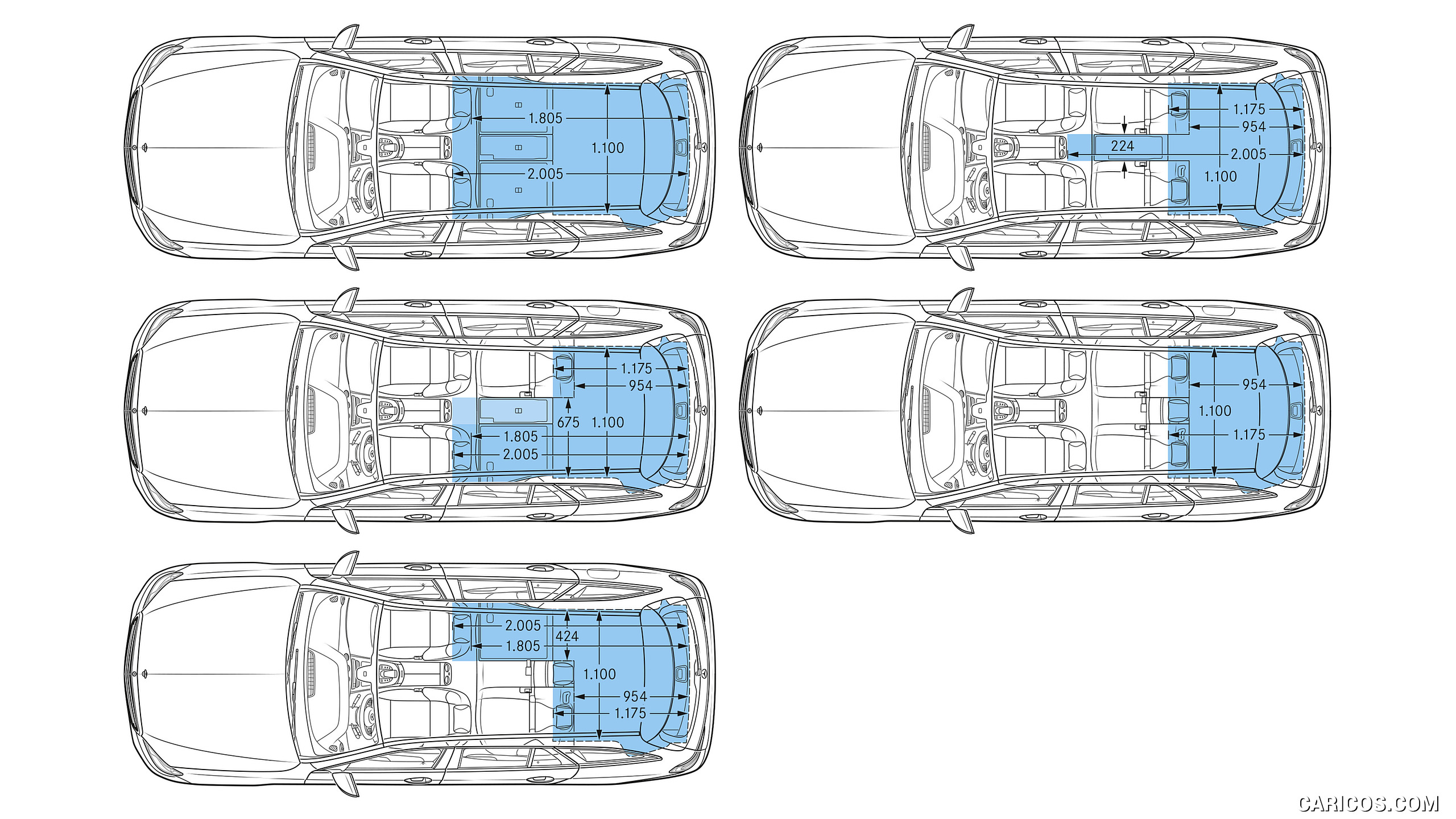 2017 Mercedes-Benz E-Class Estate - Interior Cargo Volume, #79 of 110