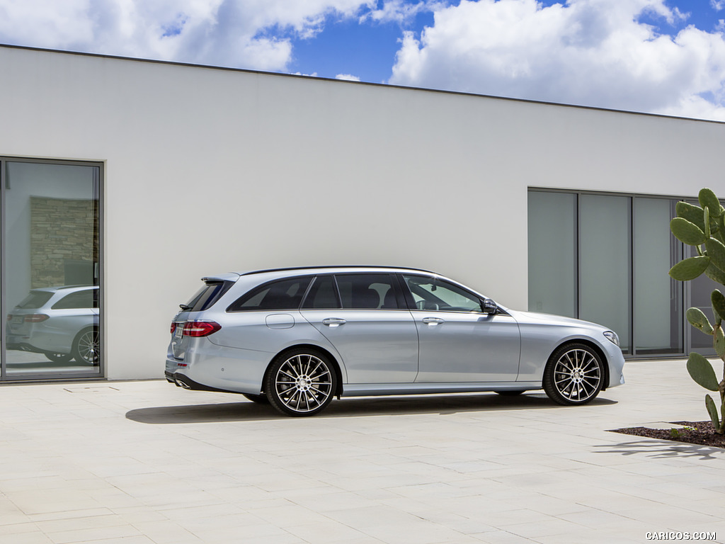 2017 Mercedes-Benz E-Class Estate E400 AMG Line (Color: Diamond Silver) - Side