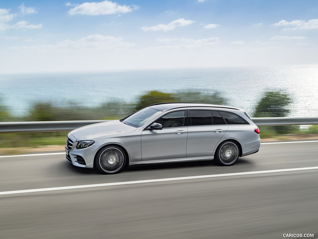 2017 Mercedes-Benz E-Class Estate E400 AMG Line (Color: Diamond Silver) - Side