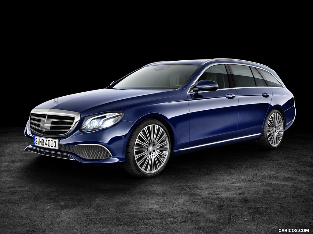 2017 Mercedes-Benz E-Class Estate Exclusive Line (Color: Cavansite Blue) - Front Three-Quarter