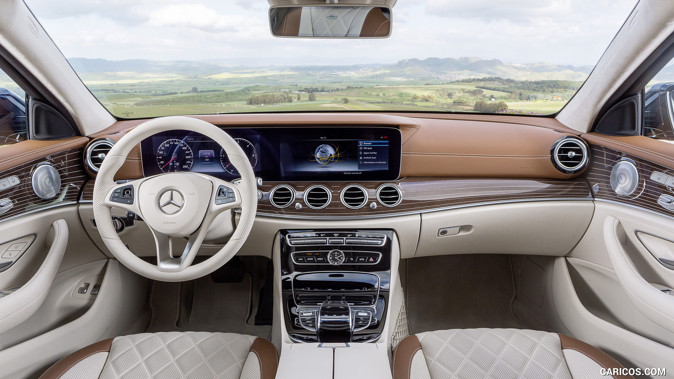2017 Mercedes-Benz E-Class Estate Exclusive Line - Macchiato Beige / Saddle Brown - Interior, Cockpit, #49 of 110