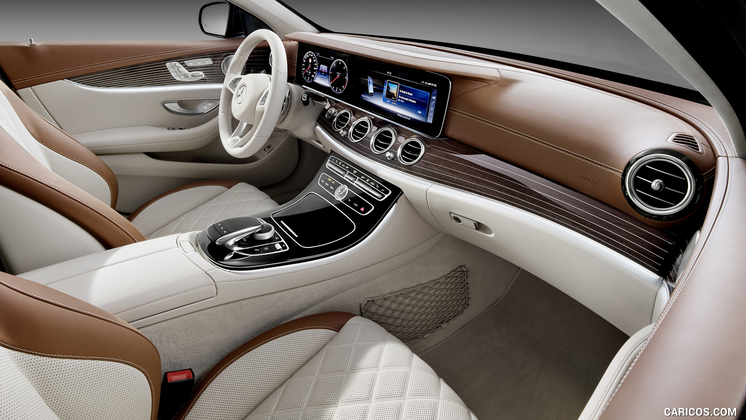 2017 Mercedes-Benz E-Class Estate Exclusive Line - Macchiato Beige / Saddle Brown - Interior, Front Seats, #50 of 110