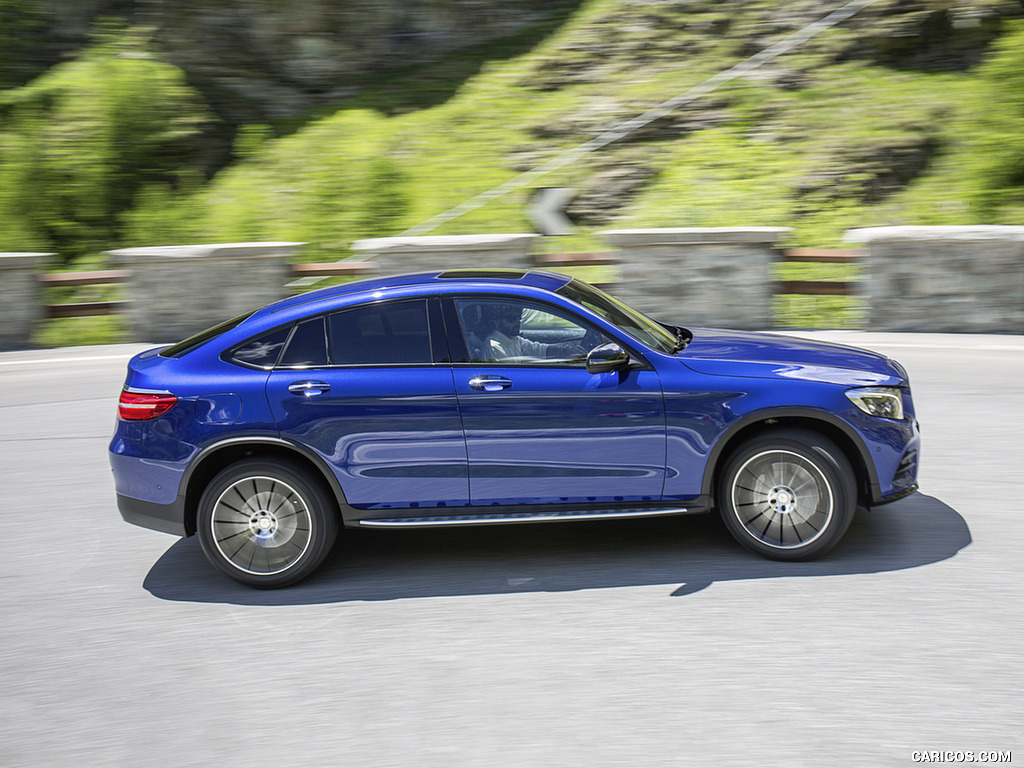 2017 Mercedes-Benz GLC 250 Coupe (Color: Brilliant Blue) - Side