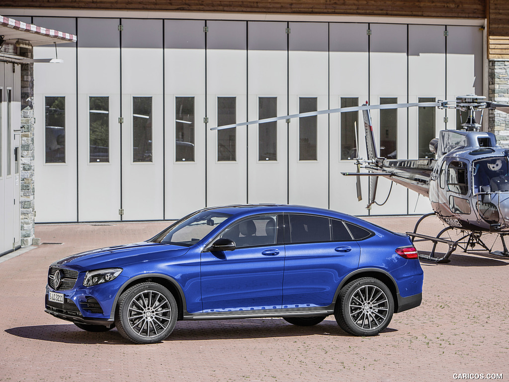 2017 Mercedes-Benz GLC 250 Coupe (Color: Brilliant Blue) - Side