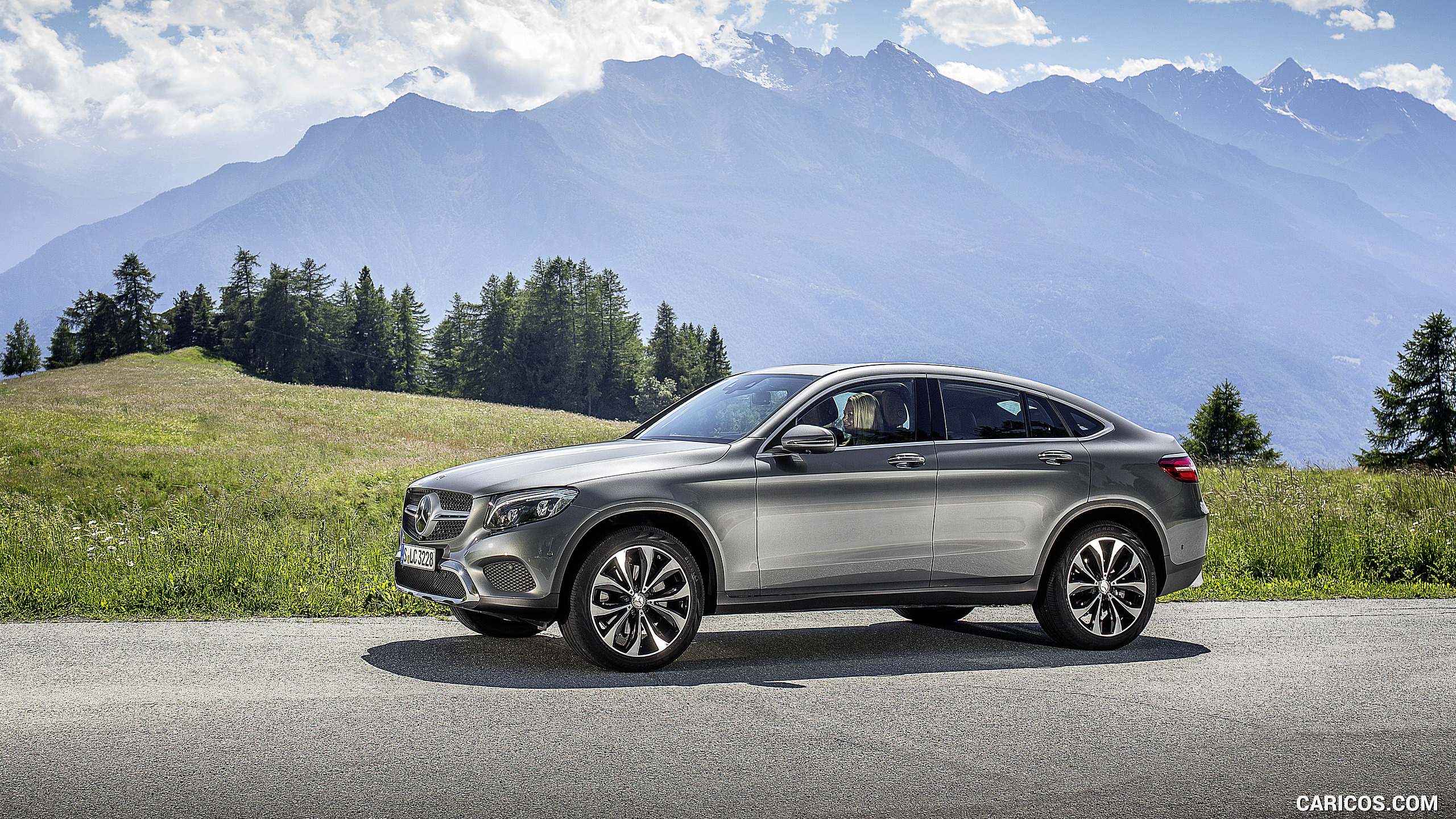 2017 Mercedes-Benz GLC 250 d 4MATIC Coupe (Diesel; Color: Selenite Grey) - Side, #108 of 144