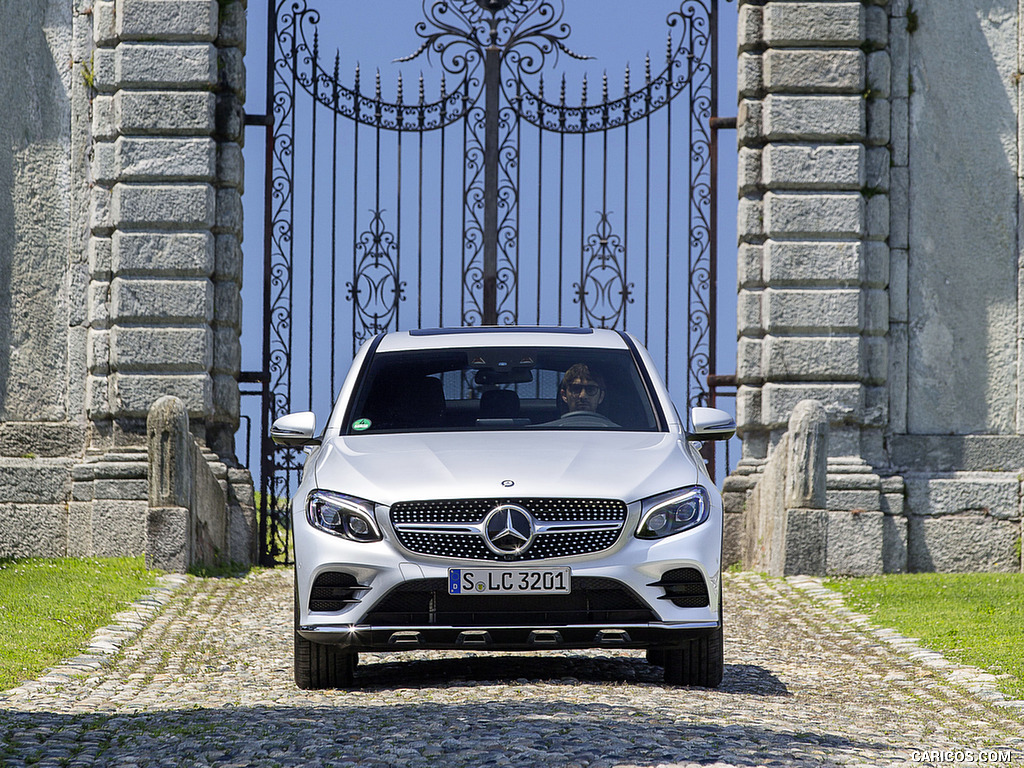 2017 Mercedes-Benz GLC 300 Coupe (Color: Diamond Silver) - Front