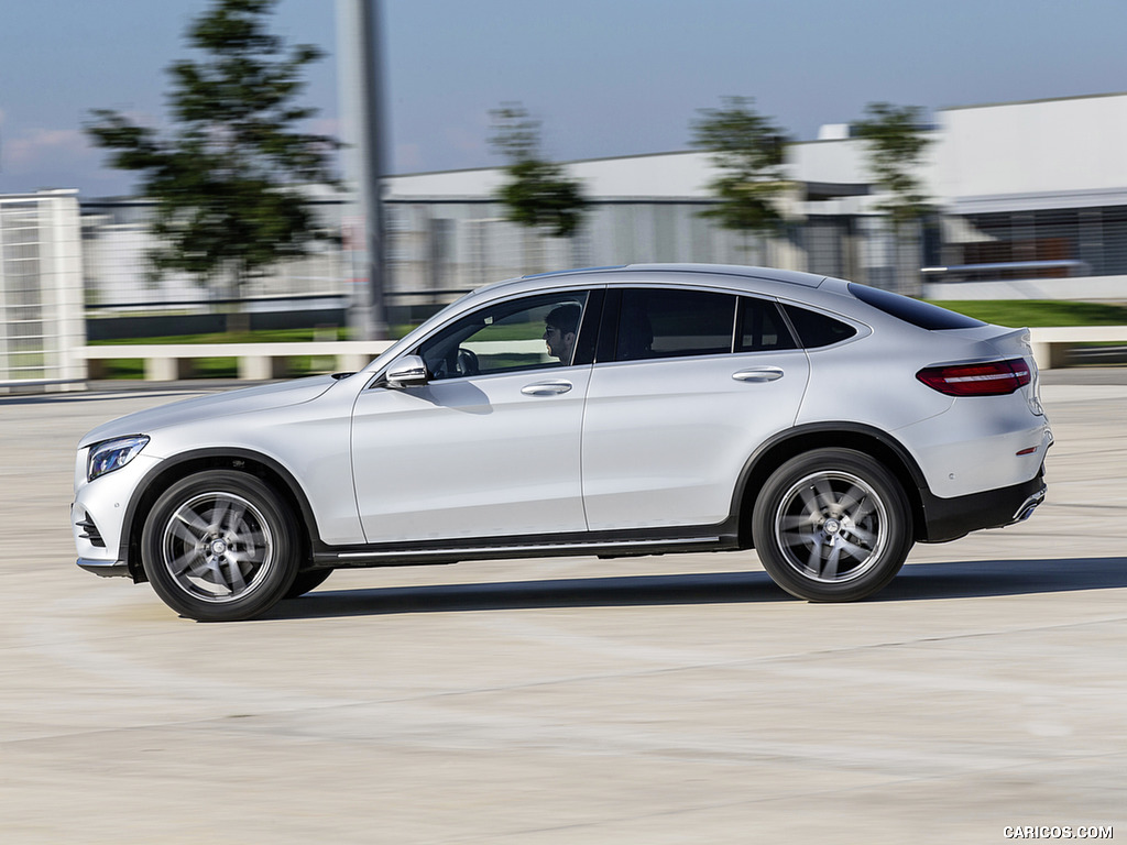 2017 Mercedes-Benz GLC 300 Coupe (Color: Diamond Silver) - Side