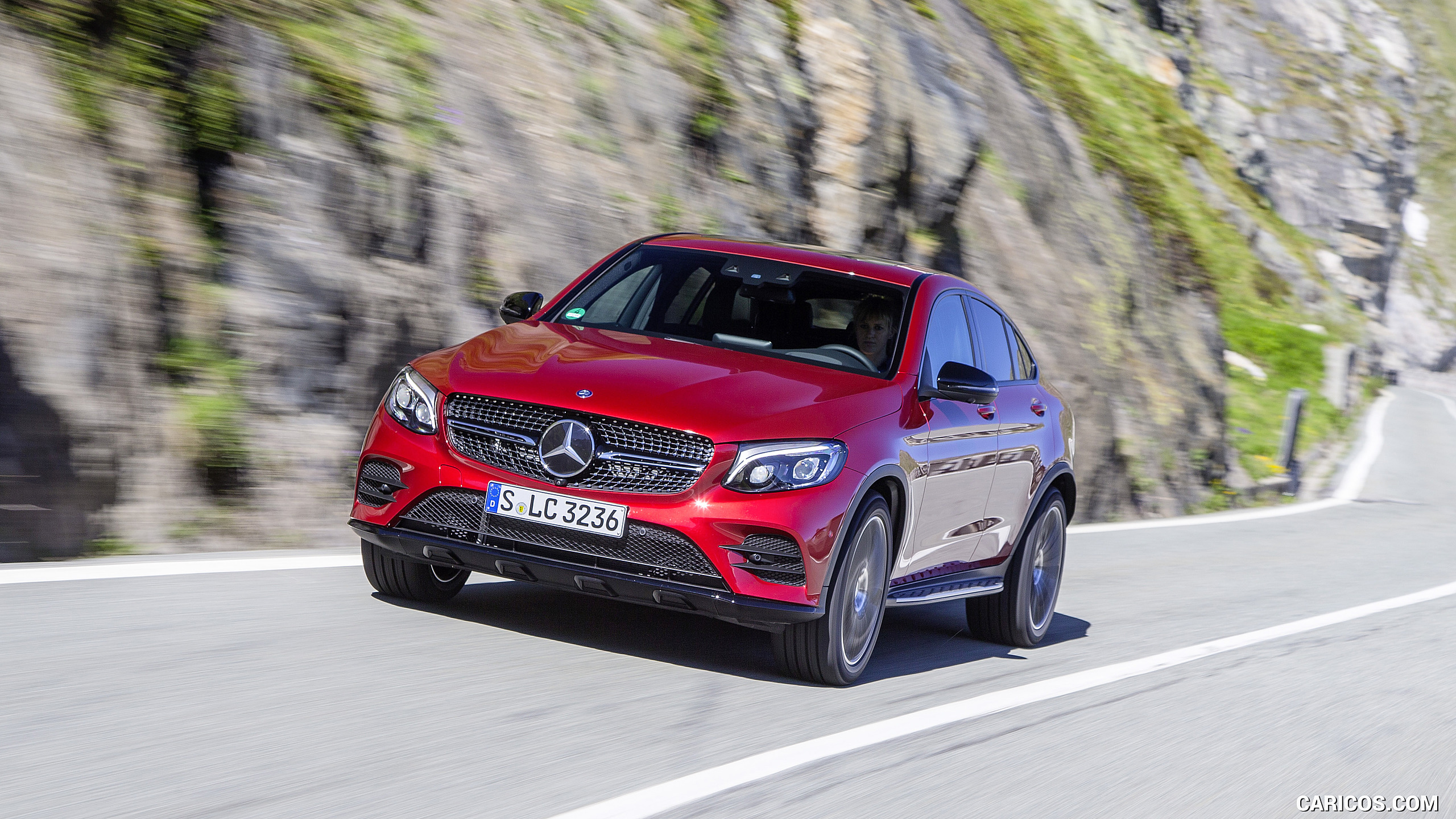 2017 Mercedes-Benz GLC 350 d Coupe (Diesel; Color: Hyacinth Red) - Front, #64 of 144