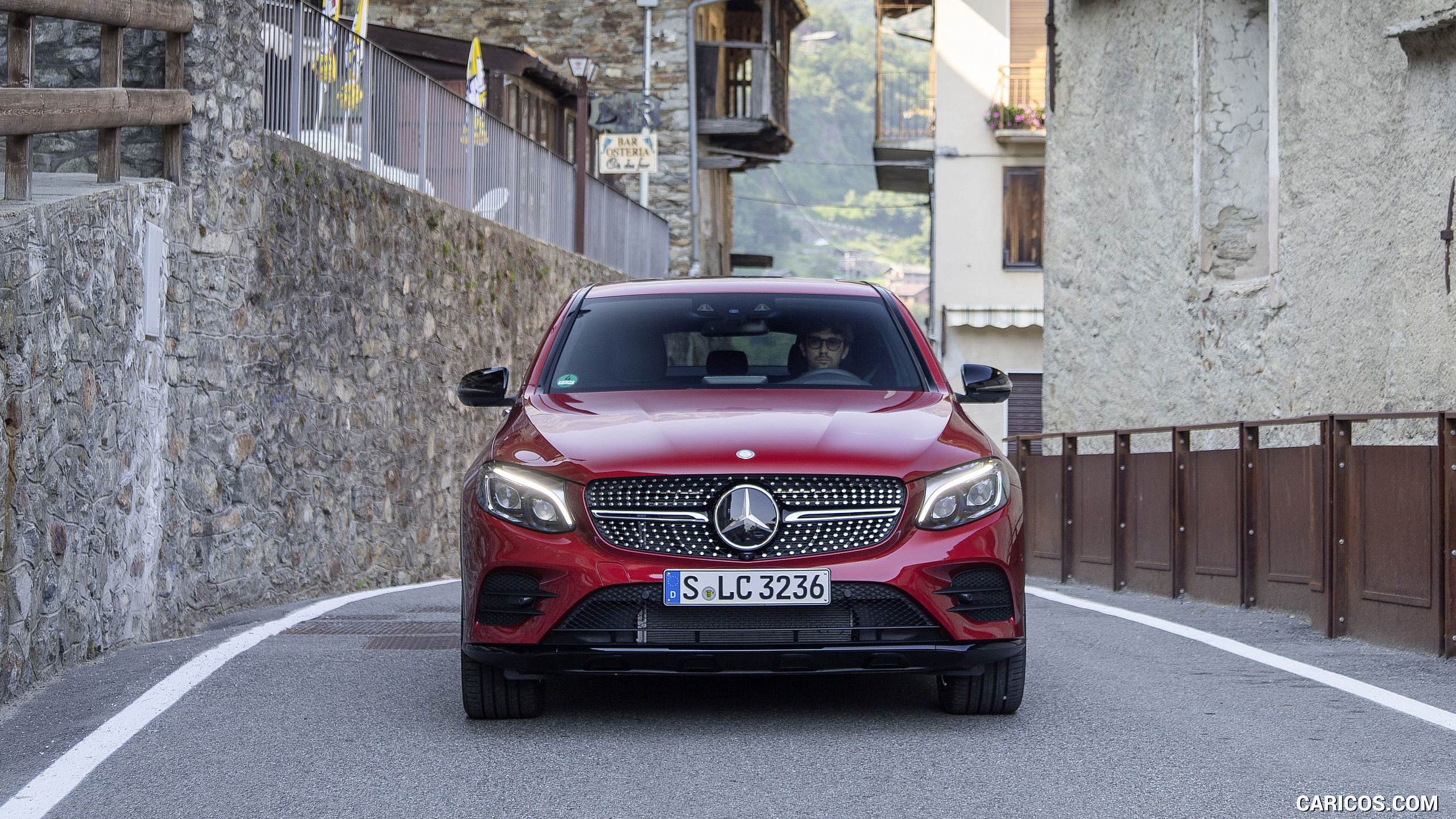 2017 Mercedes-Benz GLC 350 d Coupe (Diesel; Color: Hyacinth Red) - Front, #76 of 144