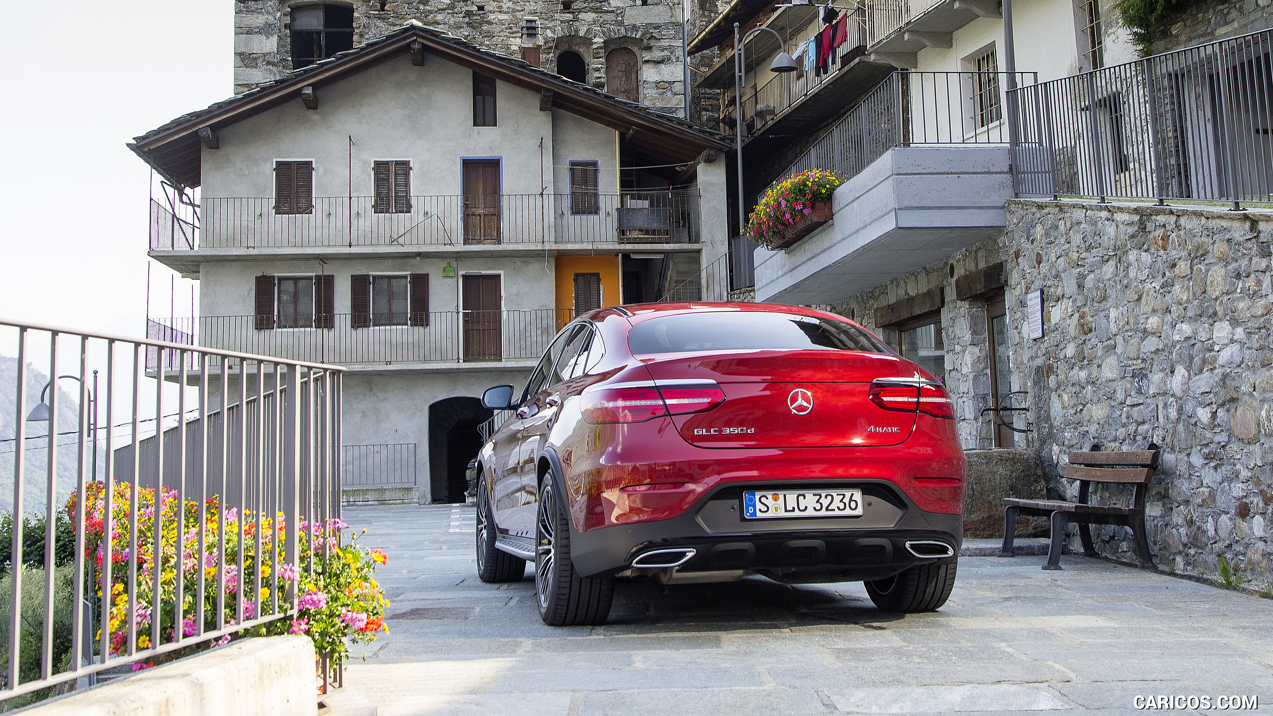 2017 Mercedes-Benz GLC 350 d Coupe (Diesel; Color: Hyacinth Red) - Rear, #77 of 144