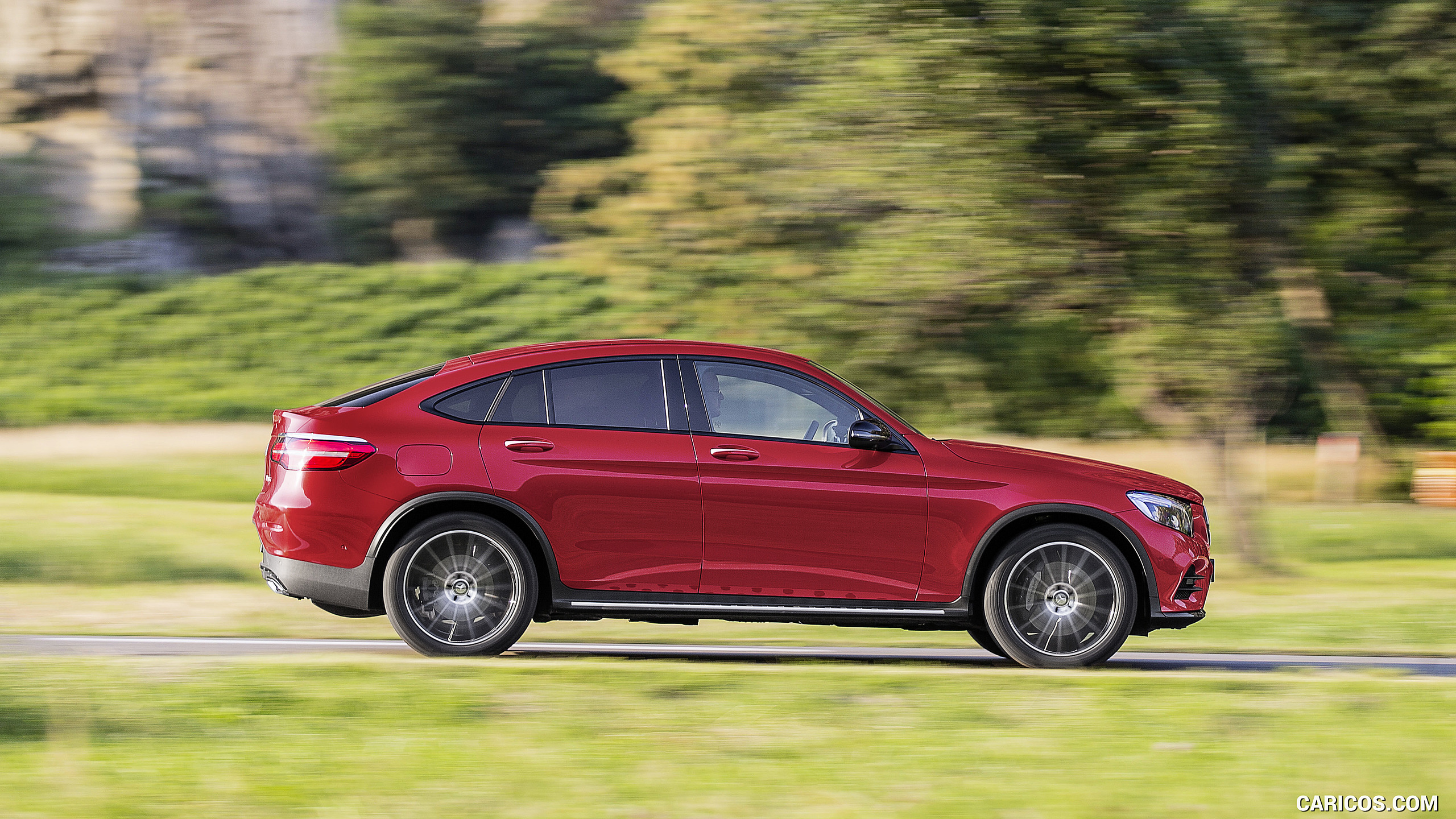 2017 Mercedes-Benz GLC 350 d Coupe (Diesel; Color: Hyacinth Red) - Side, #87 of 144