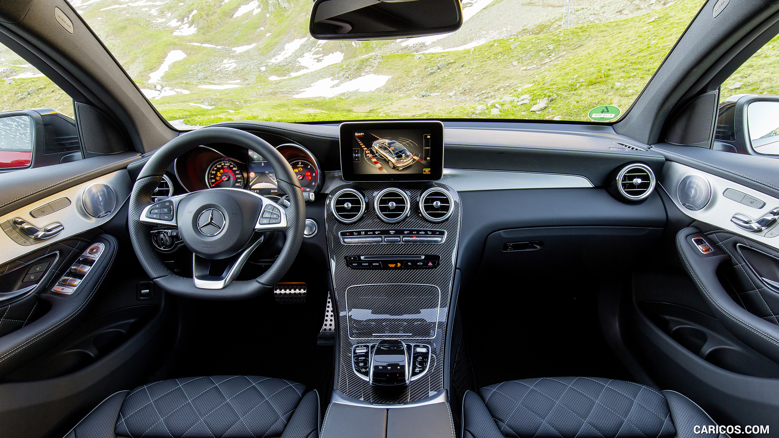2017 Mercedes-Benz GLC 350 d Coupe - Designo Black Nappa Leather Interior, Cockpit, #81 of 144