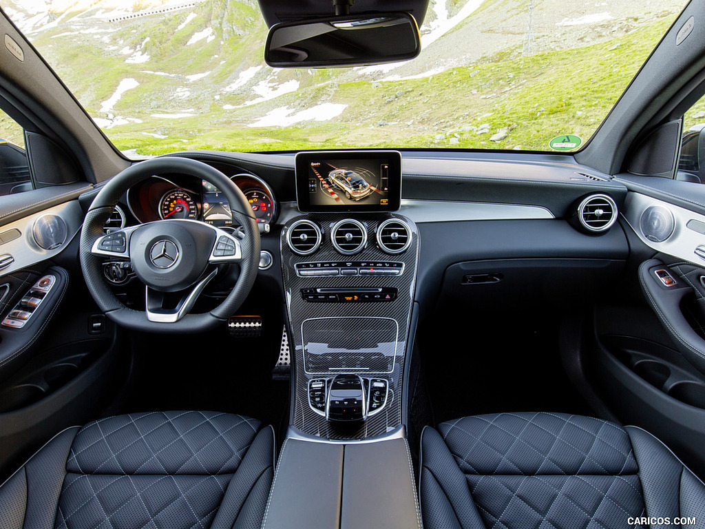 2017 Mercedes-Benz GLC 350 d Coupe - Designo Black Nappa Leather Interior, Cockpit